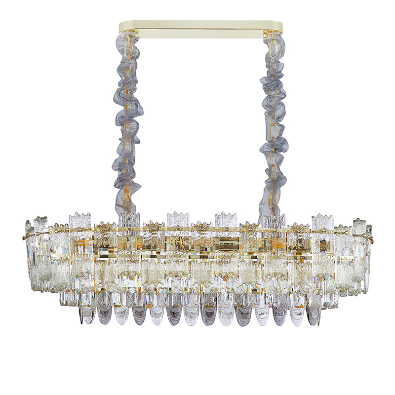 Modern Crystal Chandelier Castle Crystal Pendant AQ-WFG001-15L