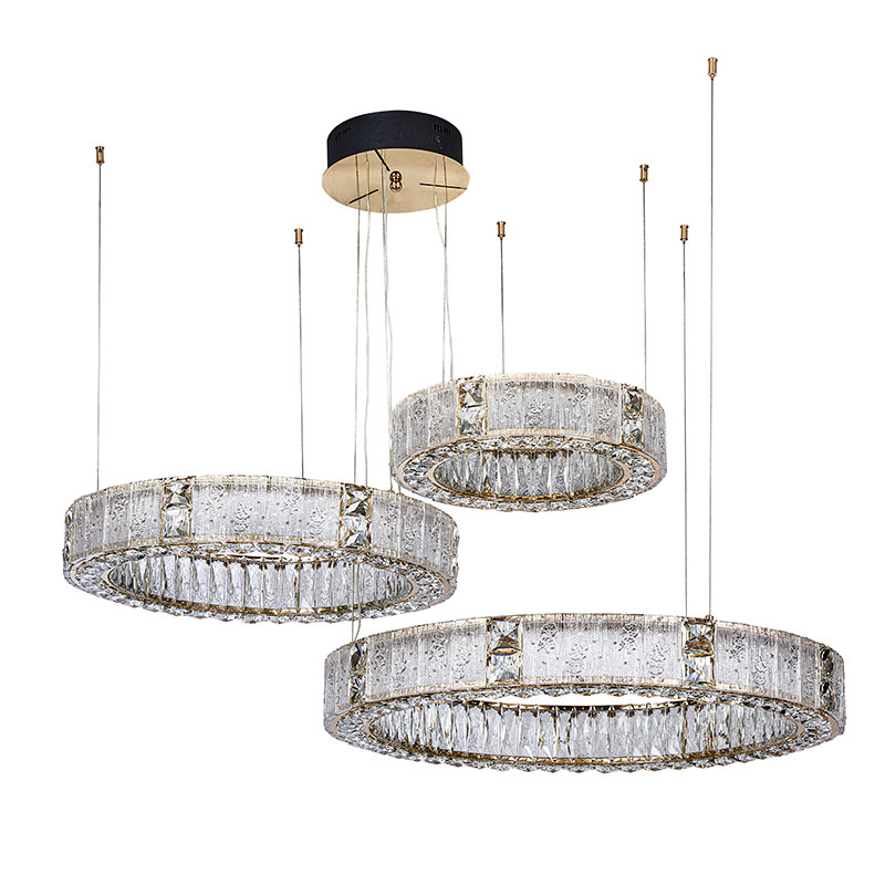 Modern Crystal Chandelier Luxury LED Chandelier AQ-WFH003-210W